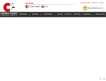 Tablet Screenshot of crowncraftindia.com